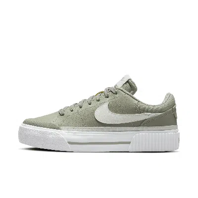 Nike Women's Court Legacy Lift Shoes In Jade Horizon/sail/white 