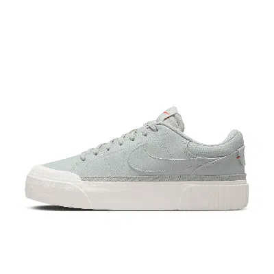 Nike Women's Court Legacy Lift Shoes In Grey