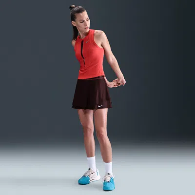 Nike Women's Court Slam Dri-fit High-waisted Tennis Skirt In Red
