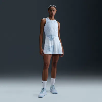 Nike Women's Court Slam Dri-fit Printed Tennis Dress In White