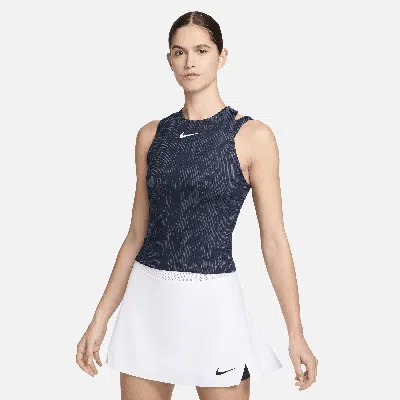 Nike Women's Court Slam Dri-fit Tennis Tank Top In Blue
