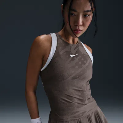 Nike Women's Court Slam Dri-fit Tennis Tank Top In Grey