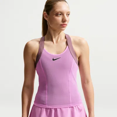 Nike Women's Court Slam Dri-fit Tennis Tank Top In Purple
