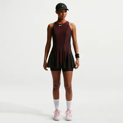 Nike Women's Court Slam Tennis Dress In Black