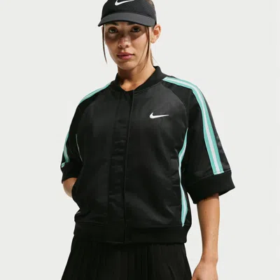 Nike Women's Court Slam Tennis Jacket In Black