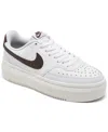 NIKE WOMEN'S COURT VISION ALTA LEATHER PLATFORM CASUAL SNEAKERS FROM FINISH LINE