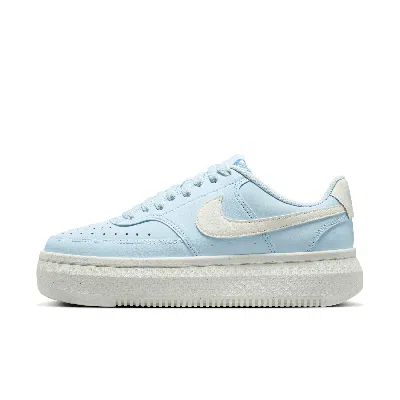 Nike Women's Court Vision Alta Shoes In Blue