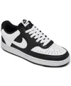 Nike Women's Court Vision Low Next Nature Casual Sneakers From Finish Line In Black,white