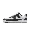 Nike Women's Court Vision Low Next Nature Casual Sneakers From Finish Line In Black/white