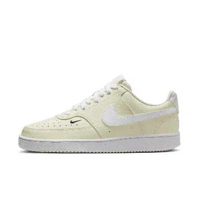 Nike Women's Court Vision Low Next Nature Shoes In White