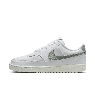Nike Women's Court Vision Low Next Nature Shoes In White