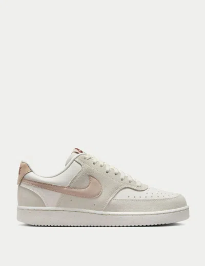 Nike Women's Court Vision Low Shoes In Gray