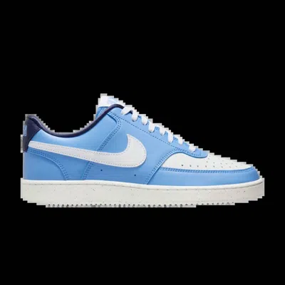 Nike Women's Court Vision Nn Shoes In Valor Blue White In Multi