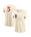 Nike Cream Texas Rangers City Connect Fuse Name & Number T-shirt In Neutral