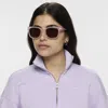 Nike Crescent Ii 52mm Square Sunglasses In White