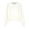 Nike Women's Crewneck Sweatshirt Sportswear Plush Mod Crop Crewneck Sail/sail In Sail/sail