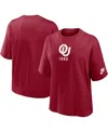 Nike Women's Crimson Oklahoma Sooners Boxy Legacy Established T-shirt In Crimson