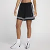 Nike Women's Crossover Dri-fit 5" Basketball Shorts In Black/ Black/ White