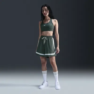 Nike Women's Crossover Dri-fit 5" Basketball Shorts In Green