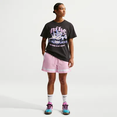 Nike Women's Crossover Dri-fit 5" Basketball Shorts In Pink