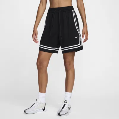 Nike Women's Crossover Dri-fit 7" Basketball Shorts In White/black