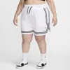 Nike Women's Crossover Dri-fit 7" Basketball Shorts (plus Size) In White