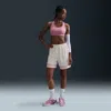 Nike Women's Crossover Dri-fit 7" Basketball Shorts In Sail/sail/elemental Pink