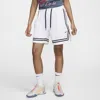Nike Women's Crossover Dri-fit 7" Basketball Shorts In White/black/black