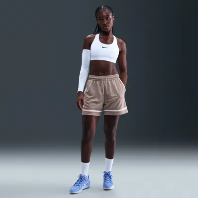 Nike Women's Crossover Dri-fit Basketball Shorts In Brown