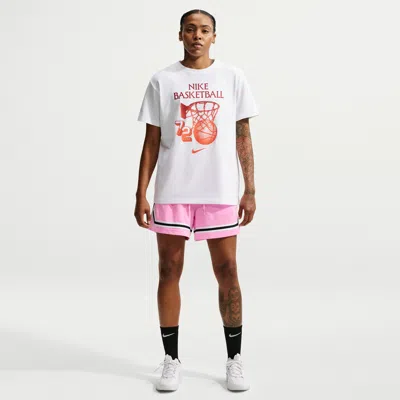 Nike Women's Crossover Dri-fit 5" Basketball Shorts In Pink