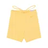 Nike Women's Cycling Shorts Sportswear Everyday Modern Short Topaz Gold/university Gold In Yellow