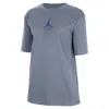 Nike Women's Dallas Mavericks Courtside Statement Edition Jordan Nba T-shirt In Blue