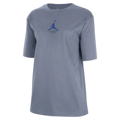 Nike Women's Dallas Mavericks Courtside Statement Edition Jordan Nba T-shirt In Blue
