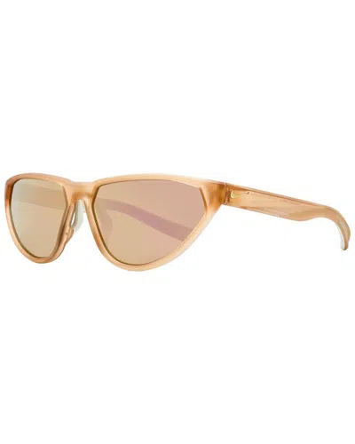 Nike Women's Dj0797 60mm Sunglasses In Gold