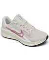 Nike Women's Downshifter 13 Running Sneakers From Finish Line In Phantom,pink