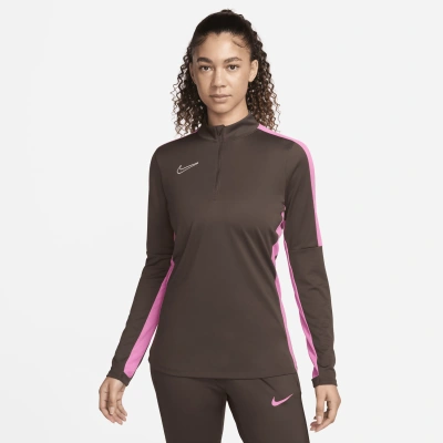 Nike Women's Dri-fit Academy Soccer Drill Top In Brown