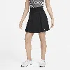 Nike Women's Dri-fit Advantage Long Golf Skirt In Black