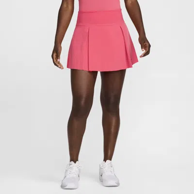 Nike Women's Dri-fit Advantage Short Tennis Skirt In Pink