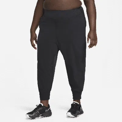 Nike Women's Dri-fit Bliss Mid-rise 7/8 Jogger Pants (plus Size) In Black