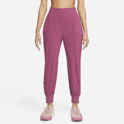 Nike Women's Dri-fit Bliss Mid-rise 7/8 Jogger Pants In Red