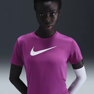 Nike Women's Dri-fit Graphic T-shirt In Purple