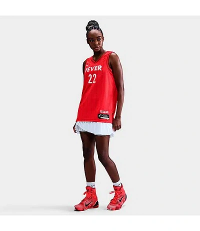 Nike Women's Dri-fit Indiana Fever Rebel Edition Wnba Victory Replica Jersey In Red
