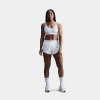 Nike Women's Dri-fit Indy Medium Support Sports Bra In White/stone