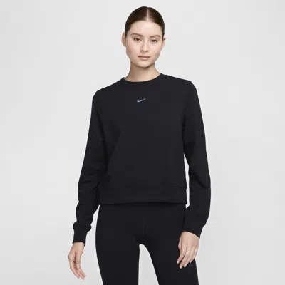 NIKE WOMEN'S DRI-FIT ONE CREW-NECK FRENCH TERRY SWEATSHIRT,1012447855