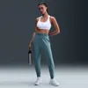 Nike Women's Dri-fit One High-waisted 7/8 French Terry Jogger Pants In Blue