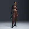 Nike Prima Dri-fit Crop Joggers In Brown