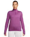 Nike Women's Dri-fit Swift Element Uv 1/2-zip Running Top