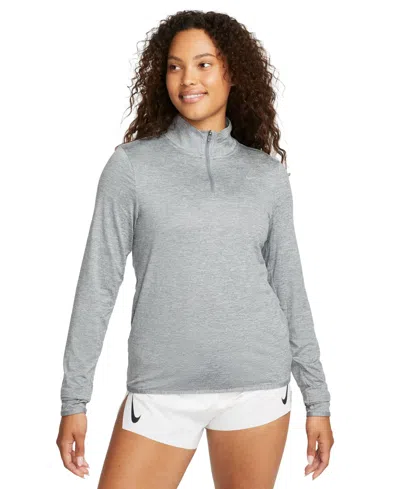 Nike Women's Dri-fit Swift Element Uv 1/2-zip Running Top