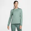 Nike Women's Dri-fit Swift Element Uv Crew-neck Running Top In Green