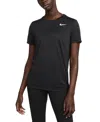 Nike Women's Swift Dri-fit Short-sleeve Running Top In Black